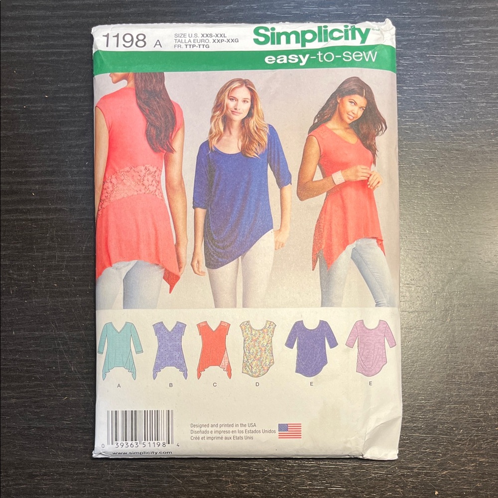 Simplicity pattern 1198